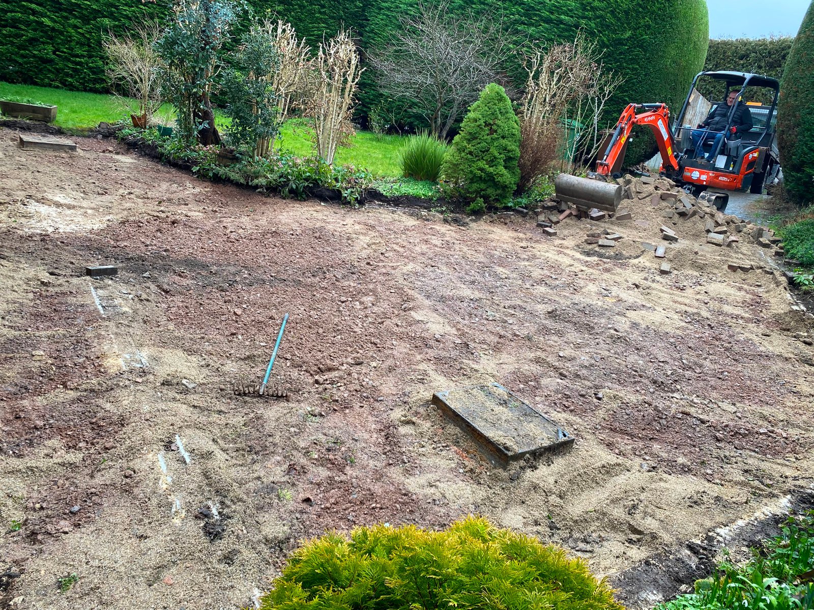 Driveway in progress